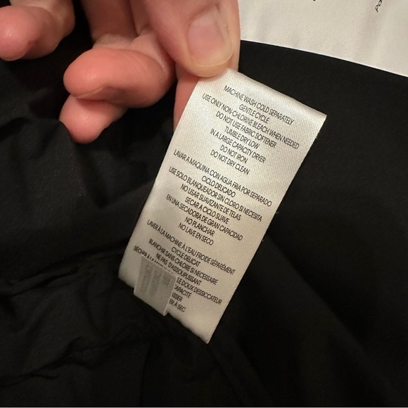 NWT Calvin Klein Hooded Satin Puffer Jacket, size L - Picture 12 of 15